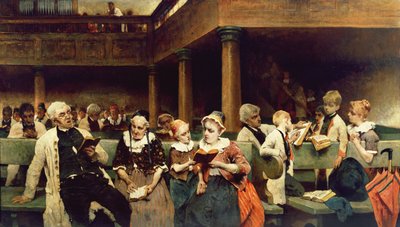 Sunday School Class by Isaac Mayer